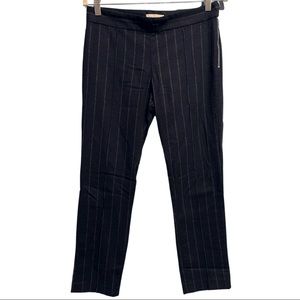 Isabel Marant Wool Blend Side Zip Stripe Trouser Pant